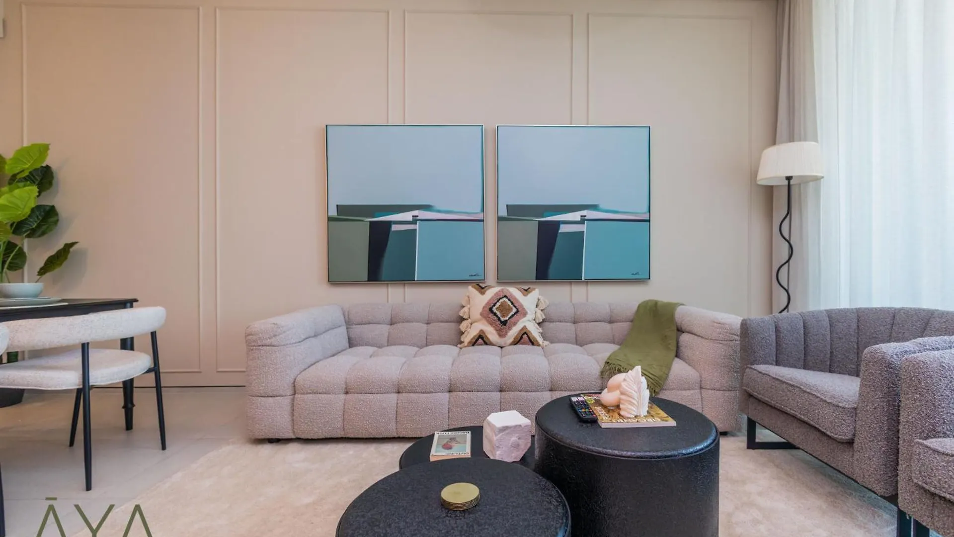 Апартаменты Beachfront Bliss 2Br Dubai Eye & Full Sea View At The Address Beach By Aya Boutique ОАЭ
